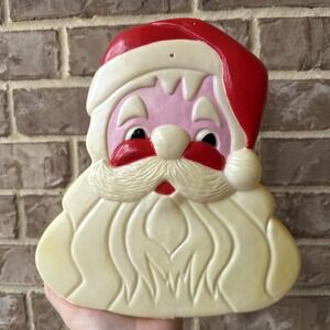 Vintage Santa Claus light up face 11" NO LIGHT